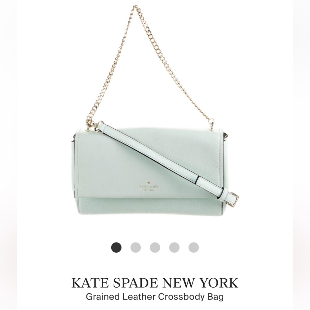 KATE SPADE grained leather crossbody